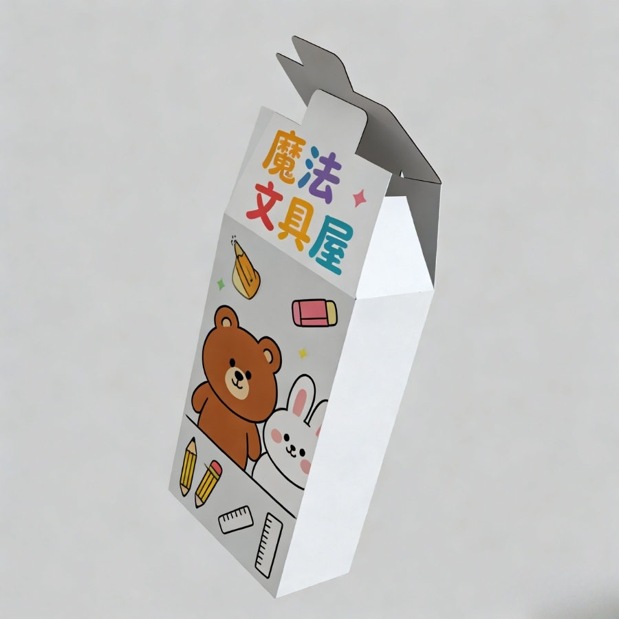 屋型紙盒的禮品盒常見於曲奇紙盒包裝、禮物包裝盒、盲盒及擺放定製禮品的禮物盒零售。印多多PrintMallNow 提供屋型紙盒印刷、曲奇餅盒印刷,採用 350g 白咭製作,經啞膠處理後,紙盒更加堅固、防潑水及耐用。啞膠處理後,色彩鮮艷,加入燙工更可以突顯品牌價值,適合各類型的促銷活動 或 紀念品贈送