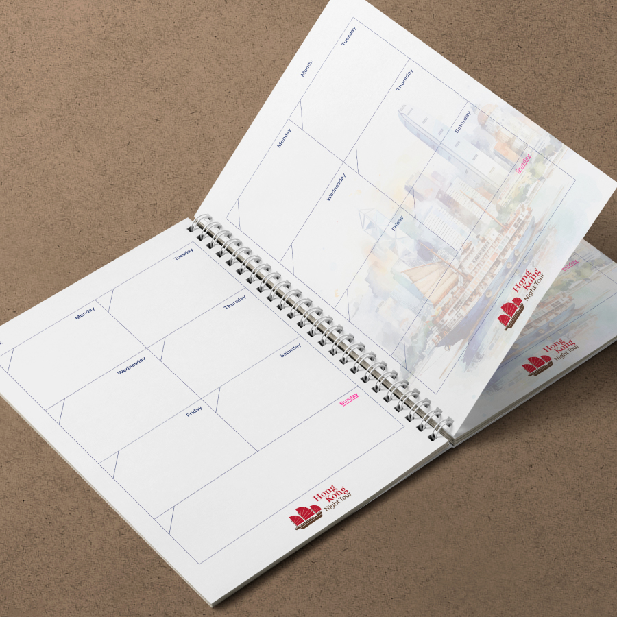 文儀用品印刷, 記事簿印刷, 印notebook, 筆記本, 企業紀念品定制, 客製化Notebook, 香港印刷, 印刷公司