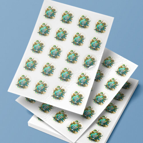 彩色貼紙, sticker printing, self-adhesive label, 貼紙設計, 香港