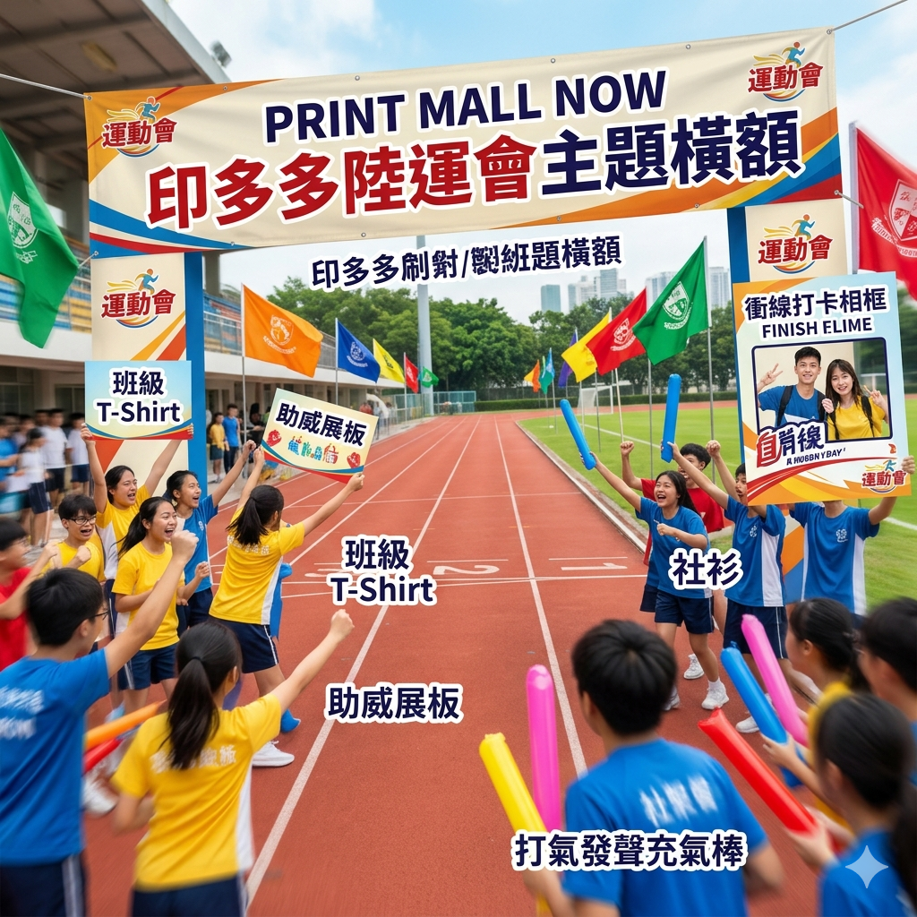 Print Mall Now 印多多 - 香港學校印刷與校園活動佈置